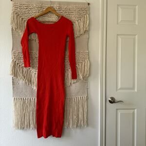 Lapointe One Shoulder Midi Dress